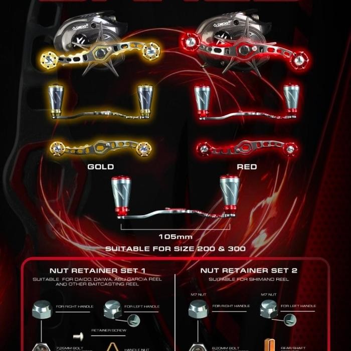 Handel Reel Saja Untuk Daido Type Handel Saja Draco Handel Reel Bc