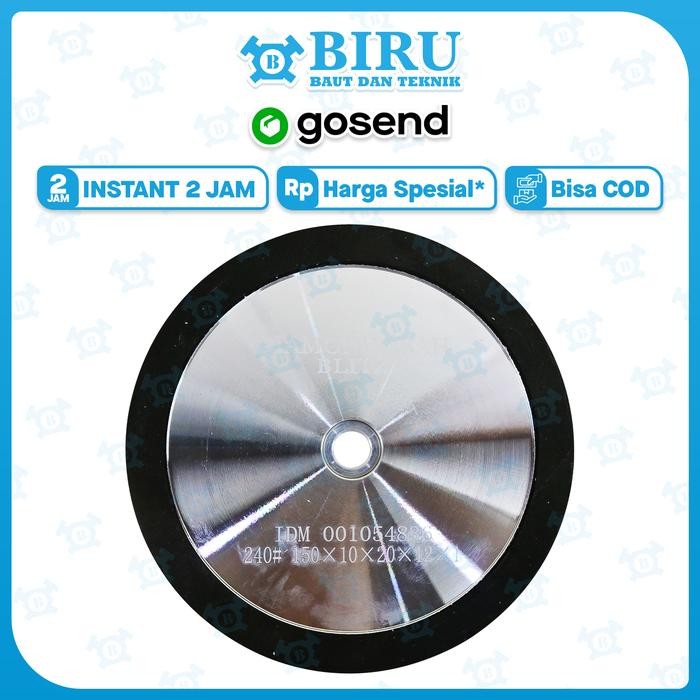 BLITZ Diamond Asah 6" Batu Asah Pisau Mata Asah Intan