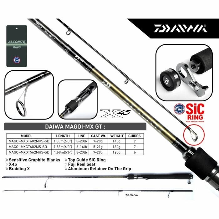 Joran Spinning Daiwa Magoi MX GT 2021 For Galatama Series Pilih Ukuran