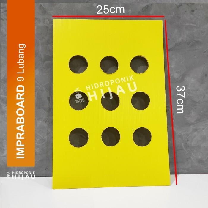 

Impraboard 9 Lubang Tutup Bak Baki Hidroponik Murah Grosir