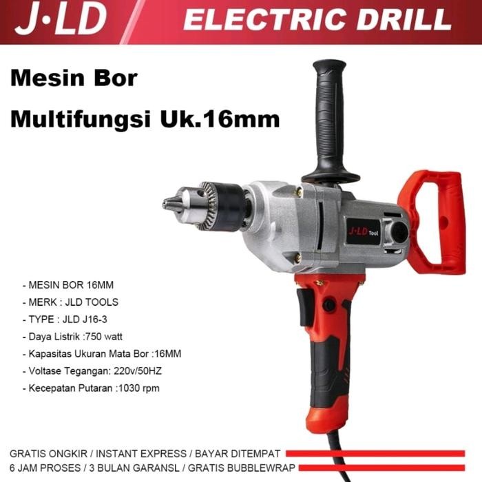 Promo Mesin Bor 16Mm Bor Kapal Bor Pesawat Bor Dragon Jld 16-3