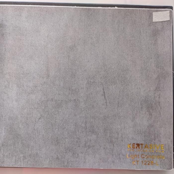 Kertasive Wood grain Motif Kayu - Light Concrete - 122 cm