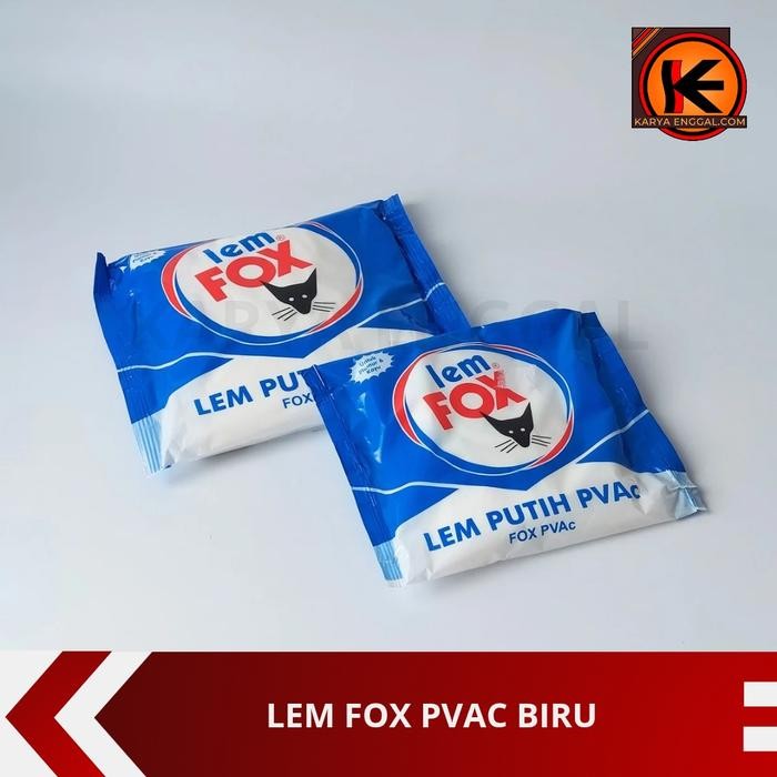 

Lem Fox Putih PVAc Sachet Kemasan Plastik Biru 600 Gram