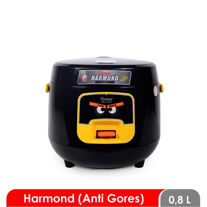 COSMOS Rice Cooker Harmond Anti Gores CRJ 6601 / CRJ6601 / CRJ-6601 [0.8 L] [Garansi Resmi]