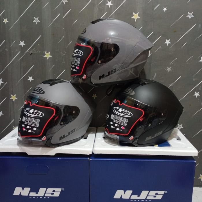 Helm Njs Kairoz Helm Half Face Asli Original Njs Kairoz Asli Njs