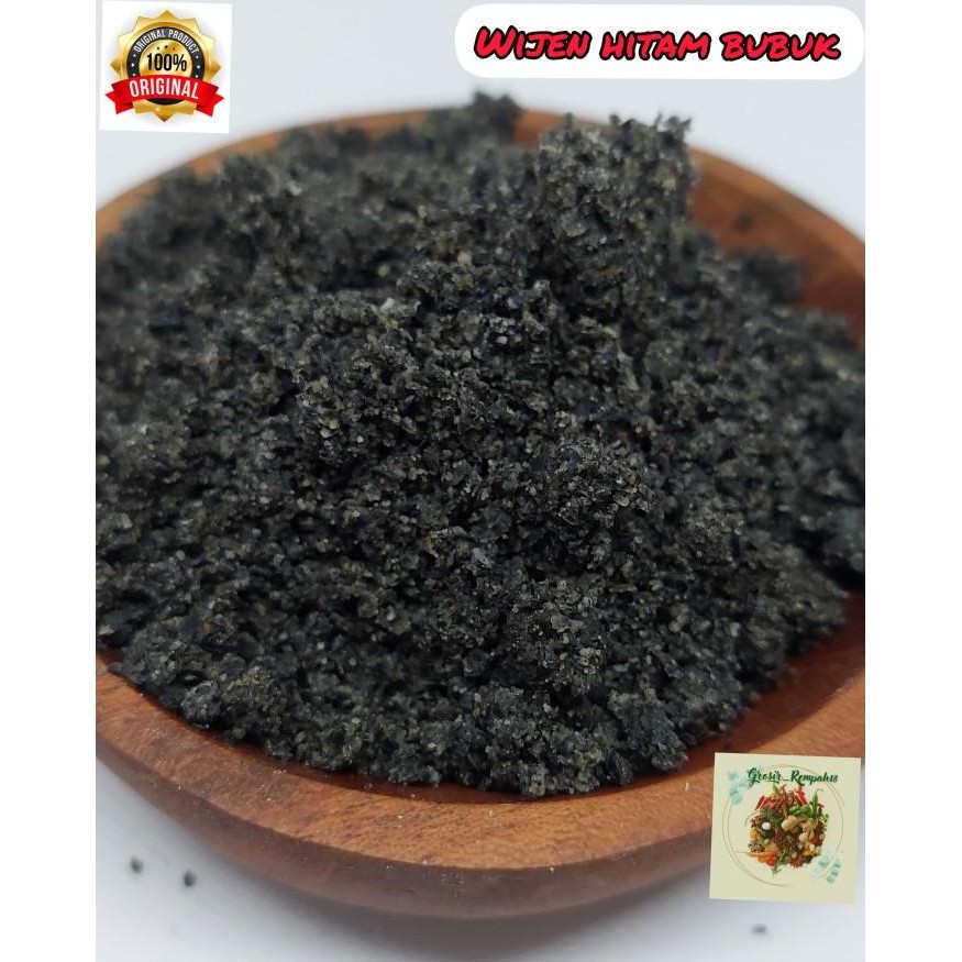 

Wijen Hitam Sangrai Bubuk / Black Sesame Powder Roasted 500Gram Best Seller
