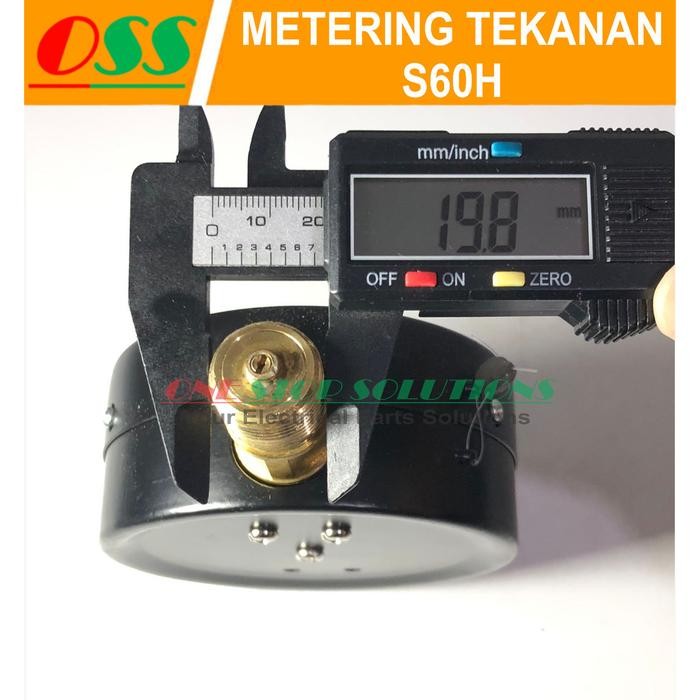 Sale Test Nozzle Pressure Gauge Meter S60H Metering Tekanan 60 Mpa 8000 Psi