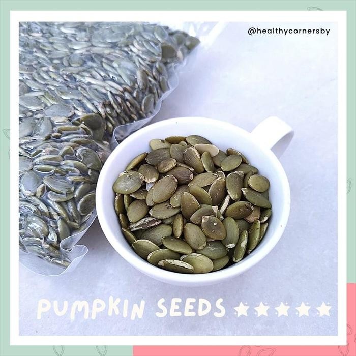 

Pumpkin Seed ( Seeds ) / Kuaci Labu Mentah 1000 Gr - Premium Grade Aaa Best Quality Asli 100%