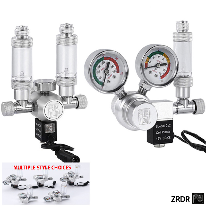 FLASH SALE    DIY Aquarium CO2 Regulator Solenoid Valve Kit Check Valve Fish Tank CO2 Control Pressu
