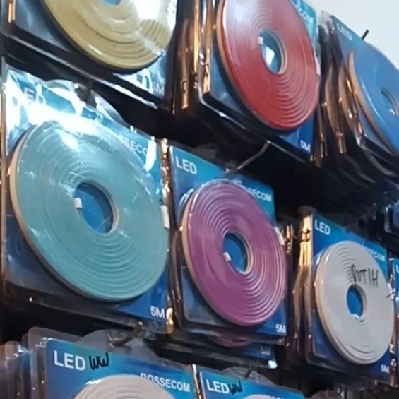 Lampu neon flex lampu neon selang dc12 volt 1 roll merk bossecom