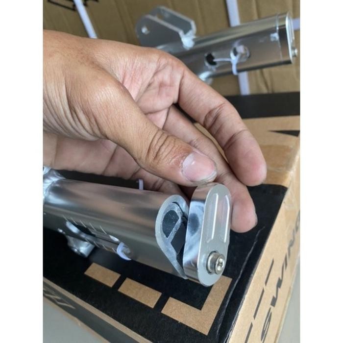 Arm Mos Swing Copy Aitech Aluminium Oval Coak Silver Pnp Tiger Tilam (TERBAIK) (TERBARU) (TERMURAH)