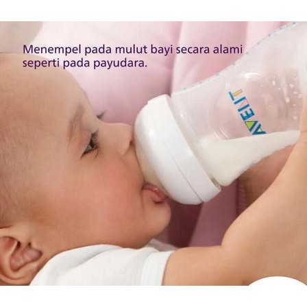 PHILIPS AVENT NATURAL BOTTLE SINGLE 260ML MOTIF BOTOL SUSU WIDENECK