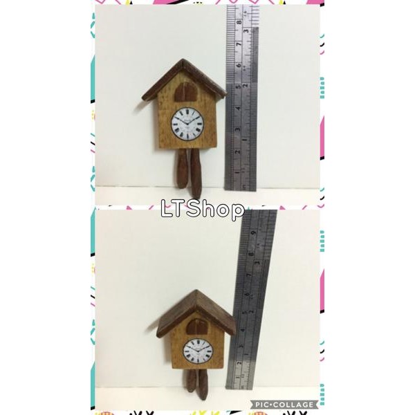 Miniatur wall clock cuckoo
