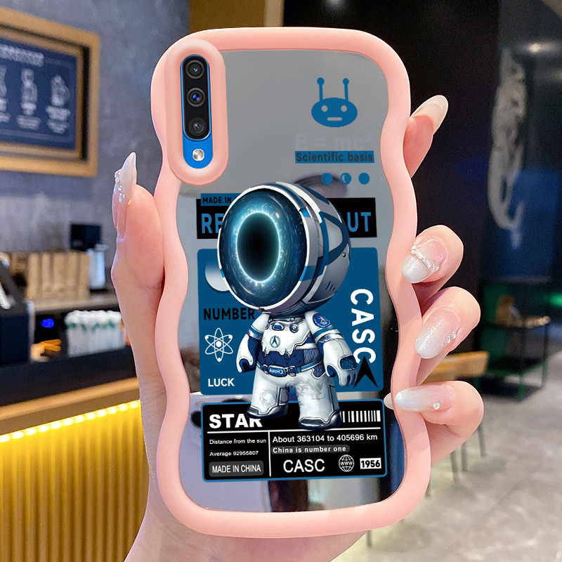Casing HP Untuk Samsung A50 A50s A30s Case Astronot NASA Macaron Softcase Silikon lunak Kasing Kesin