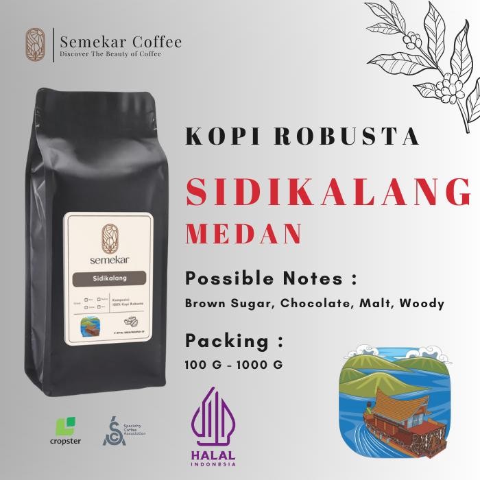 

Nespresso Coffee - Kopi Robusta Sidikalang Sumatra Origin Roasted Specialty Coffee Bubuk Biji