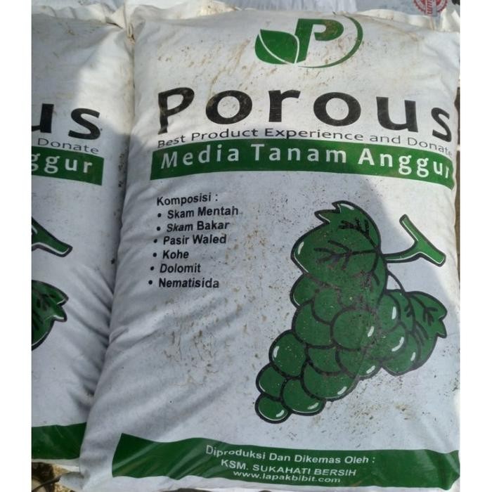 Media Tanam Anggur Porous