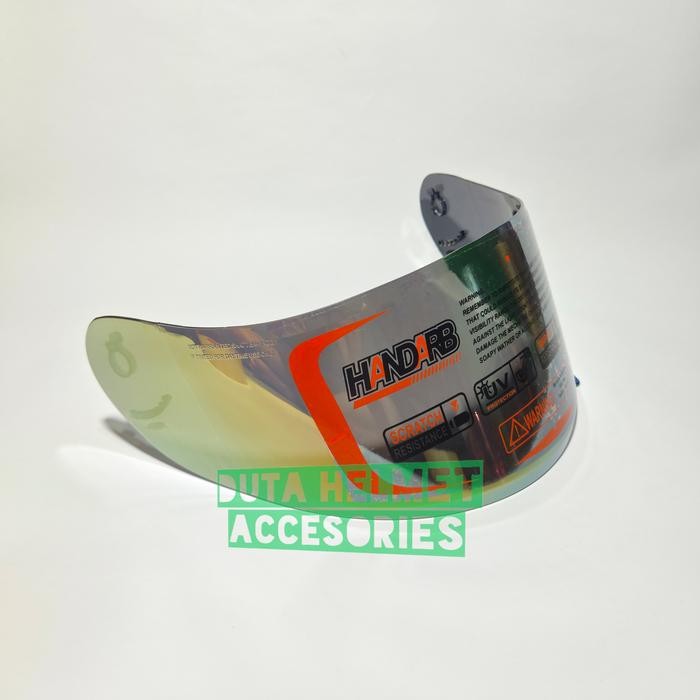 Kaca Helm Kyt R10 - Flat Visor Helmet Kyt R10 Iridium Blue Red Gold Silver Hitam Bening