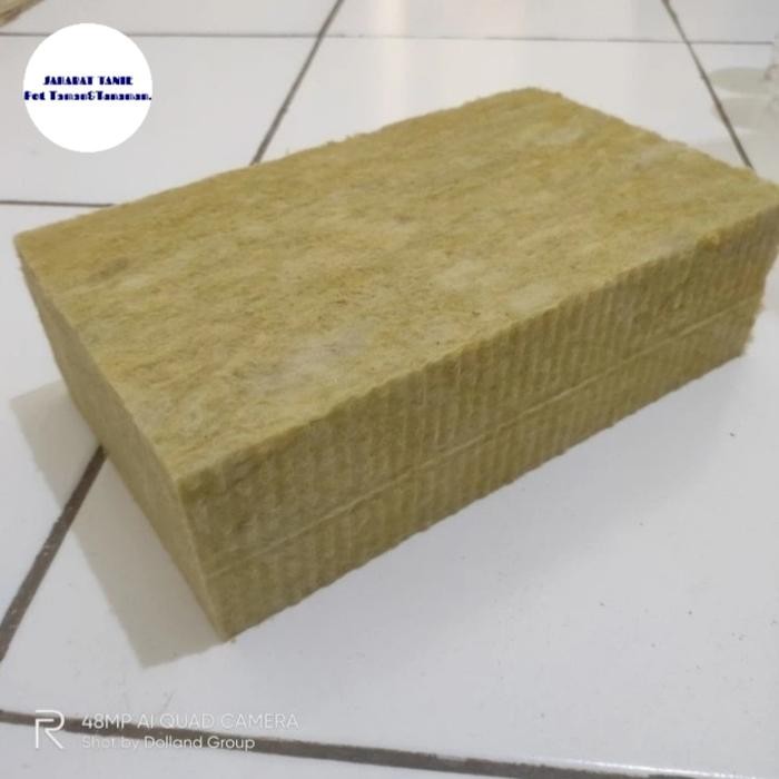 media tanam hidroponik rockwool - media tanam rockwool