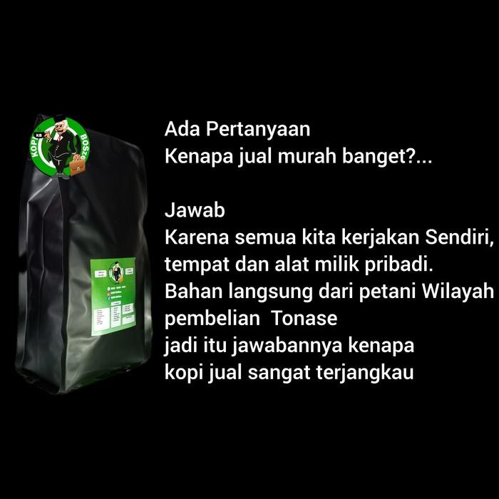 

Kopi Arabika Aceh Gayo 1 Kg Roasted Bean. Premium Full Wash Biji/Bubuk