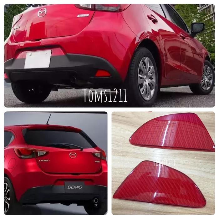 Terbatas Cover Reflector Lampu Bumper Belakang Mazda 2 2016 2017 2018 2019 2020