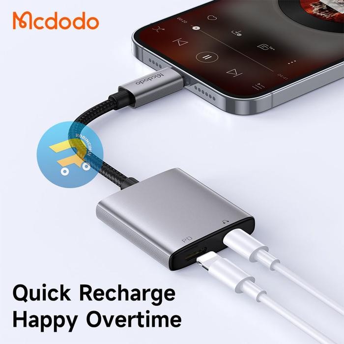 Splitter Iphone Mcdodo Dual Lightning - Converter - Connector Adapter