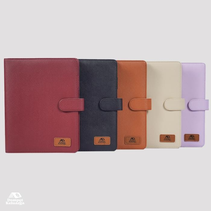 

Dompet Keluarga - Binder Budgeting Keuangan Kulit Polos A5 Paper Stationery Kode 275