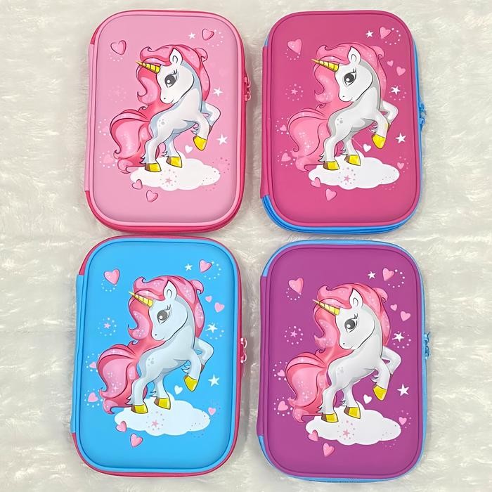 

Kotak Pensil Unicorn Tempat pensil 3D Hardtop Hadiah anak Perempuan