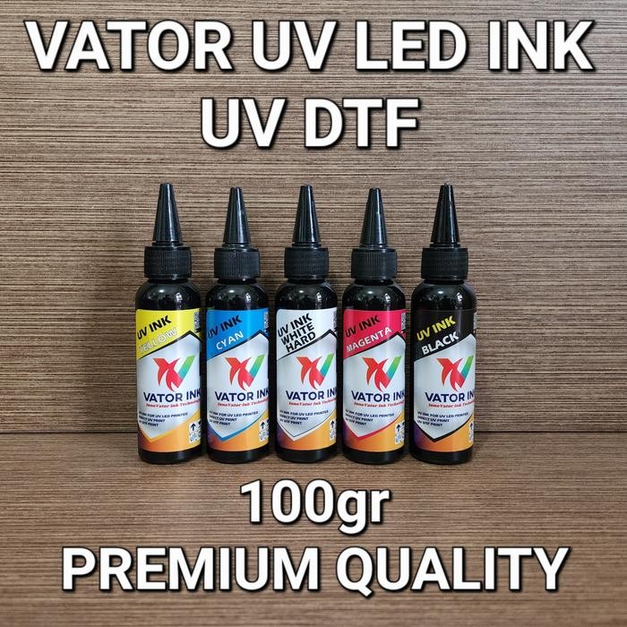 

Tinta UV LED Vator 100gr Print UV DTF Film Printer Hard Soft Ink