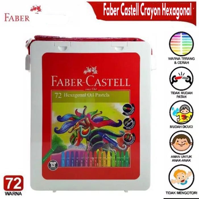 

Crayon Faber Castell Hexagonal 72 Warna