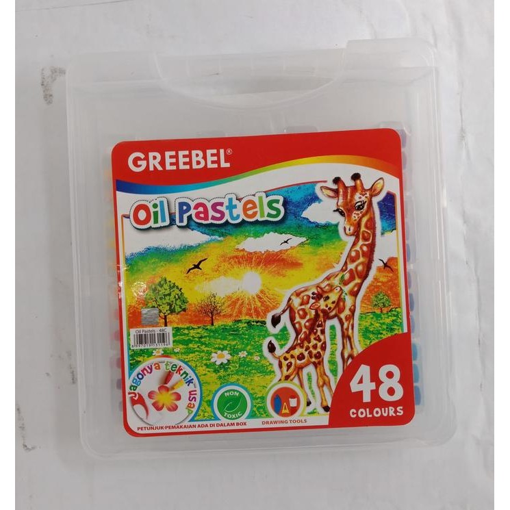 

Crayon Greebel 48 warna oil pastle greebel krayon greebel Stationery