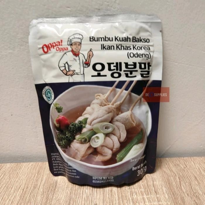 

Diskon! Promo Oppa Bumbu Odeng Korea 300Gr Kaldu Kuah Fish Cake Halal