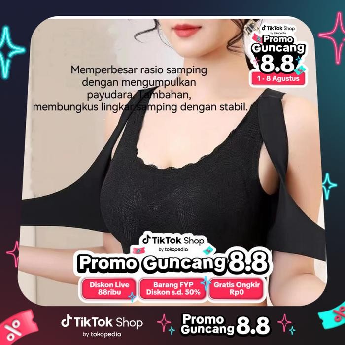 [VIMISU]BRA SPORT TERBARU TANPA KAWAT/MENEGAK BAHU DENGAN SEMPURNA BH
