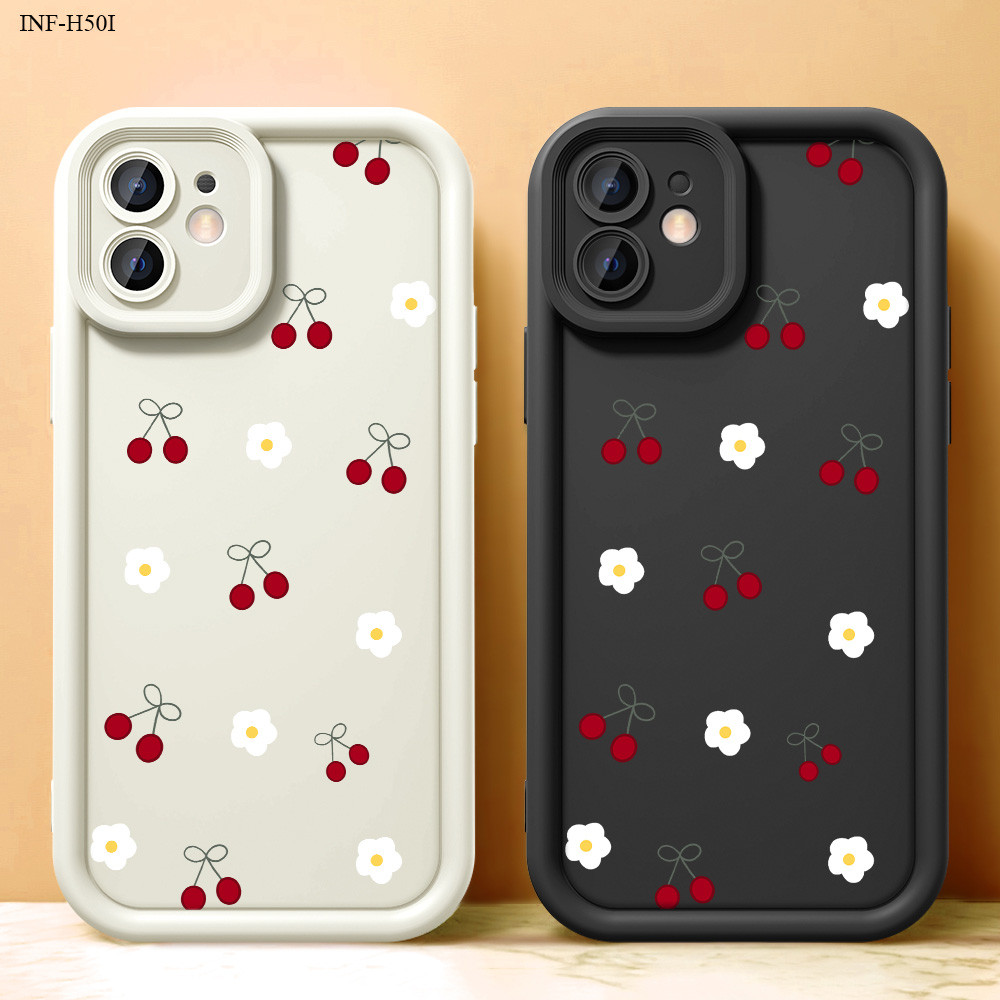 Softcase Tanaman Lanskap Casing For Infinix Hot 60 60i 50 50i 40 30 30i 10 11 12 8 Smart 10 10 9 8 7