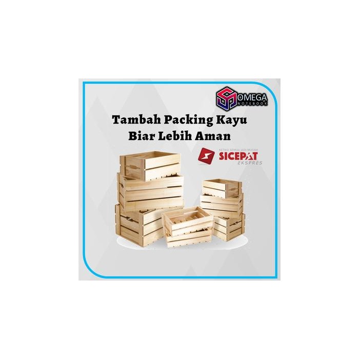 

tersedia packing kayu khusus notebook