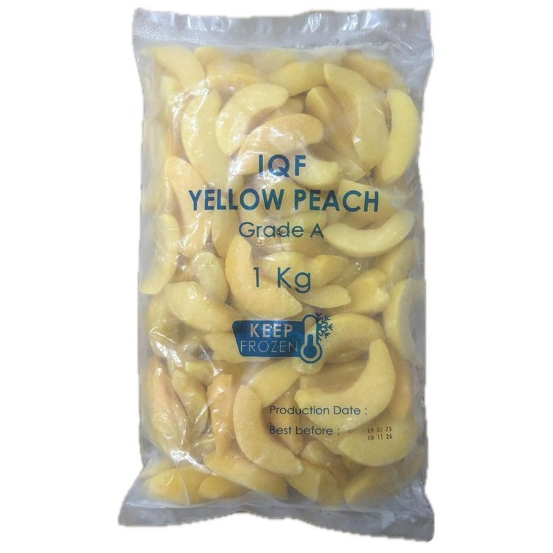 

ASLI IQF (individually quick frozen) Yellow Peach 1 kg READY STOCK