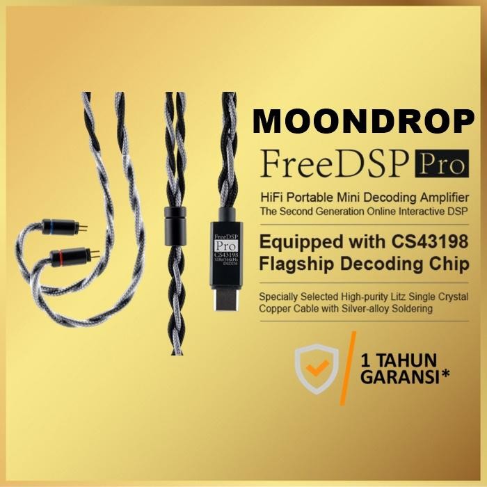 Sale Moondrop Freedsp Pro Headphones Cable Kabel Free Dsp