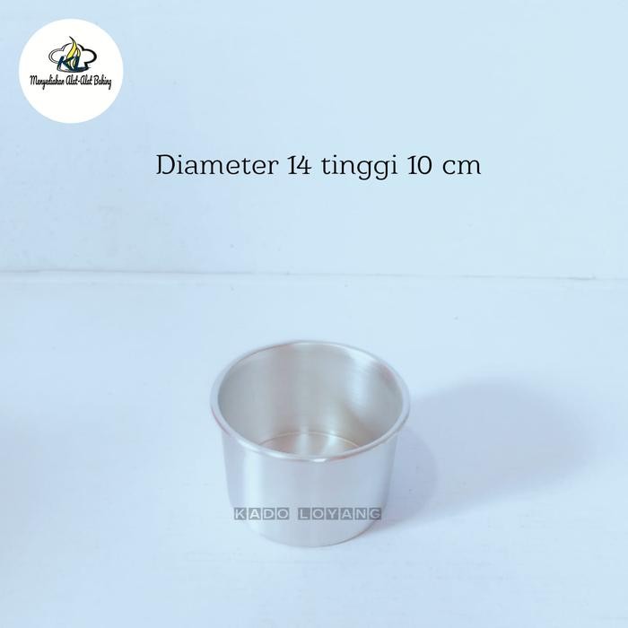RASA Loyang Bulat Press Tinggi 10 Cm Diameter 18 20 22 Cm Bahan 0,8 Mm