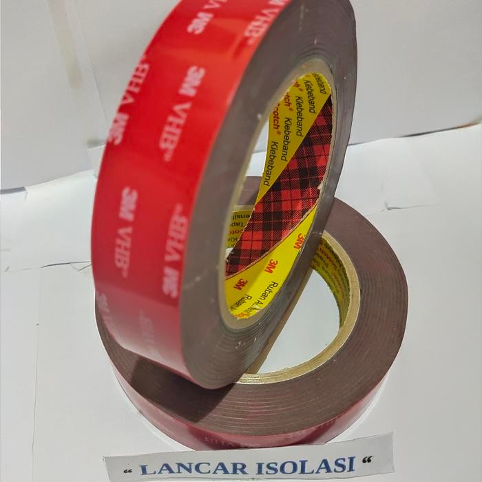 

ID DOUBLE TAPE 3M VHB 24MM X 45 METER-LEM 3M-DOUBLE TAPE OTOMOTIF