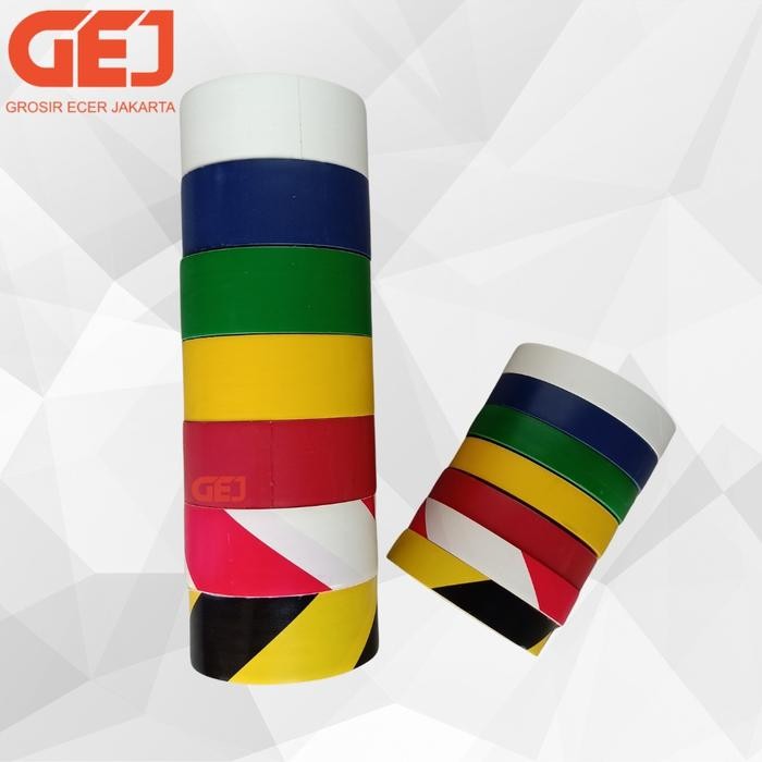 

ID PVC FLOOR MARKING TAPE LAKBAN LANTAI 48MM X 33M