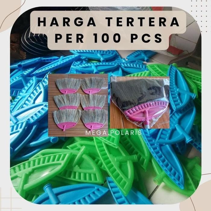 100 pcs Lakop Sapu Ijuk Lakop Plastik Sapu Senar Lakop Sapu Sepet
