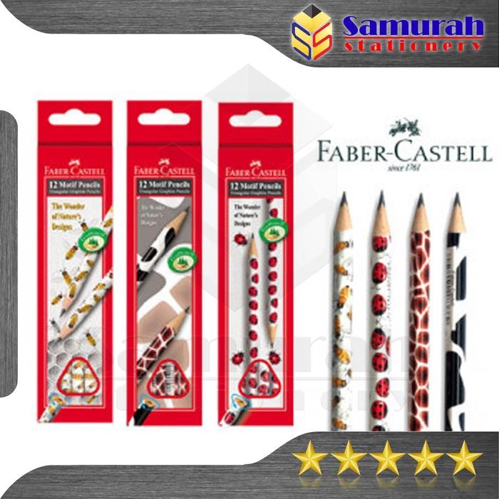 

ID PENSIL KAYU FABER-CASTELL 2B MOTIF TRIANGULAR / FABER CASTELL SEGITIGA
