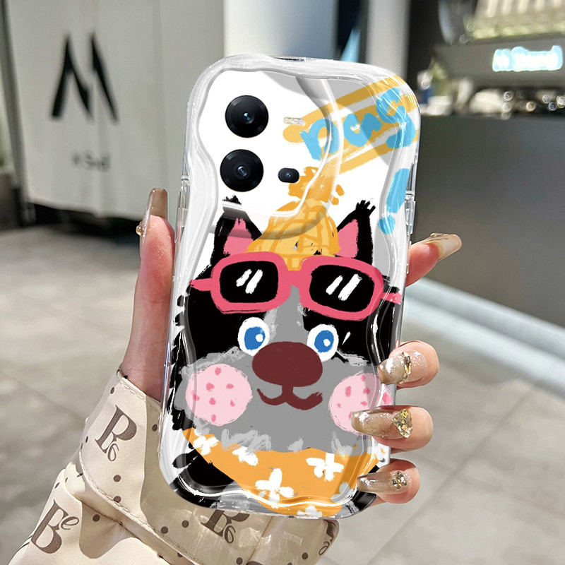 Casing Hp Untuk VIVO V25 5G V25E V21E Y73 2020 Case Mode Puppy Kasing Silikon Softcase Bezel Cesing 