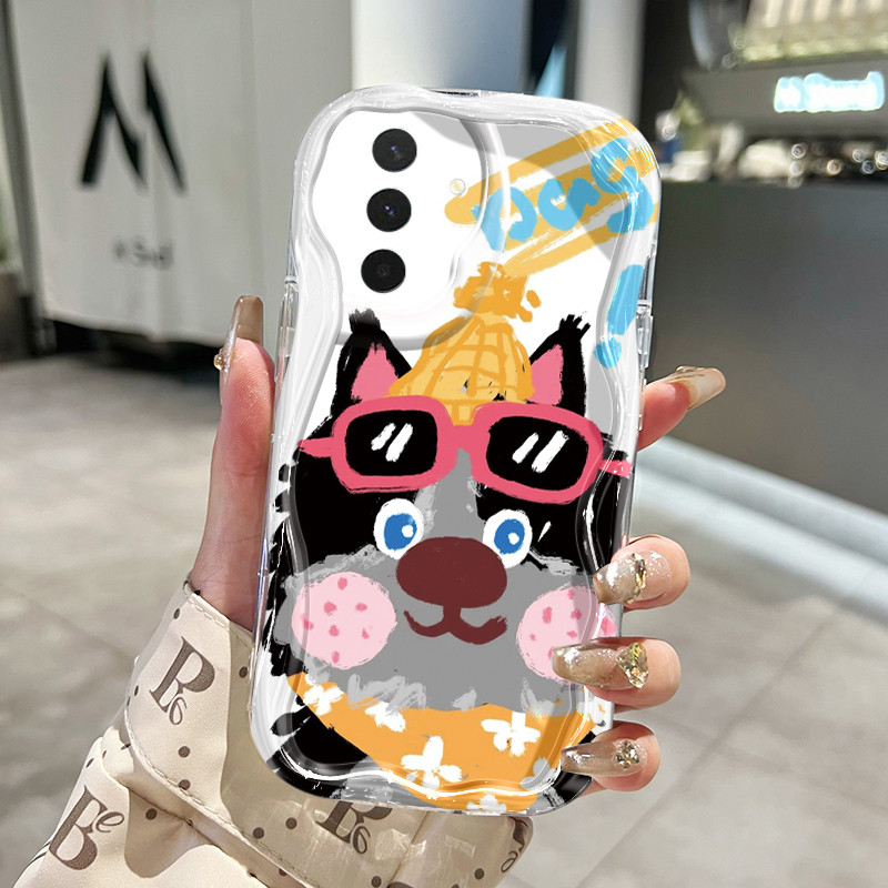 Casing Hp Untuk Samsung Galaxy A26 5G A36 5G A56 5G Case Mode Puppy Kasing Silikon Softcase Bezel Ce