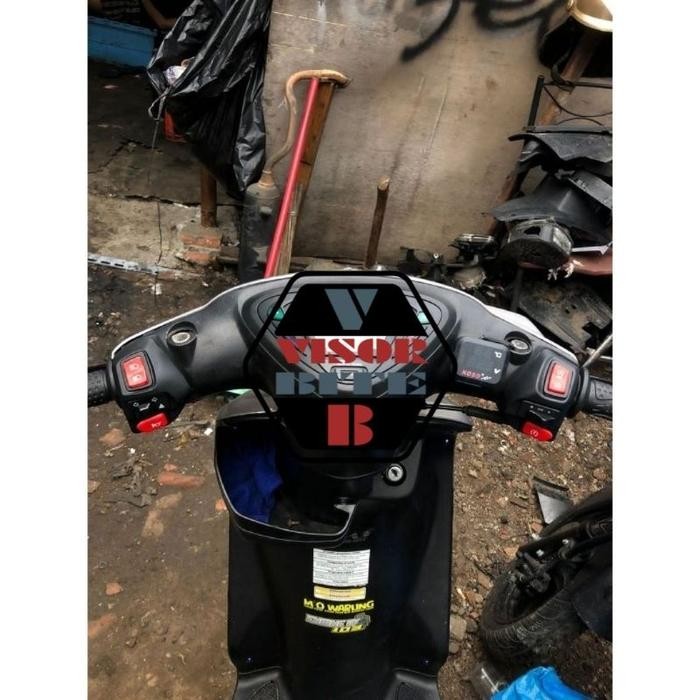 Saklar Set hazard Vietnam Domino Tombol Hitam Merah Biru Motor Yamaha Mio Sporty Mio Smile Mio
