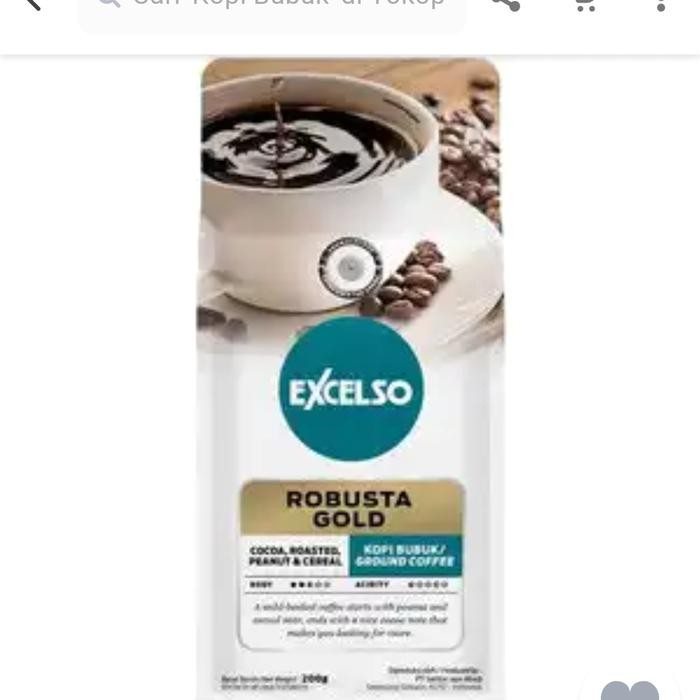 

KOPI EXCELSO ROBUSTA GOLD /BUBUK