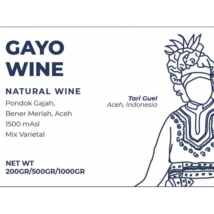 

HOUDVAN KOPI ARABIKA GAYO WINE 200GR