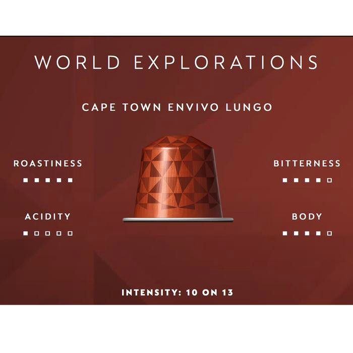 

NESPRESSO CAPE TOWN ENVIVO LUNGO COFFEE CAPSULES / KAPSUL KOPI