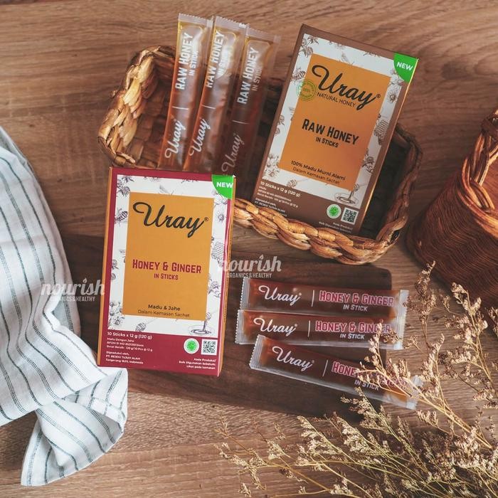

PAKET 2 MADU URAY STICK SACHET 20 STICK (ORIGINAL + GINGER) MADU HUTAN