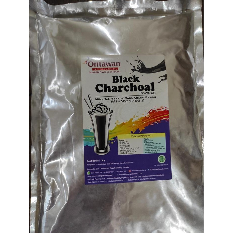 

BLACK CHARCOAL POWDER