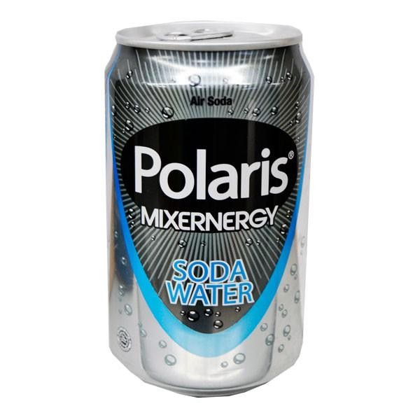 

POLARIS SODA WATER CAN AIR SODA POLARIS 330ML 1 DUS ISI 24 PCS